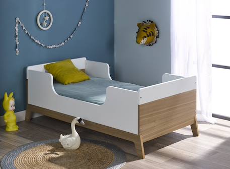 Petite chambre bébé archipel Blanc / chêne 5 - vertbaudet enfant 