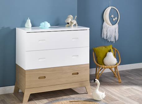 Chambre bébé complète archipel Blanc /chêne 4 - vertbaudet enfant 