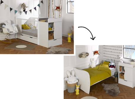 Chambre bébé évolutive belem Blanc 2 - vertbaudet enfant 