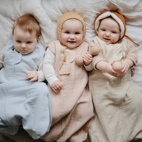 Gigoteuse légère tog 0,5 en coton bio blush (0-6 mois) Gris+Rose 7 - vertbaudet enfant 