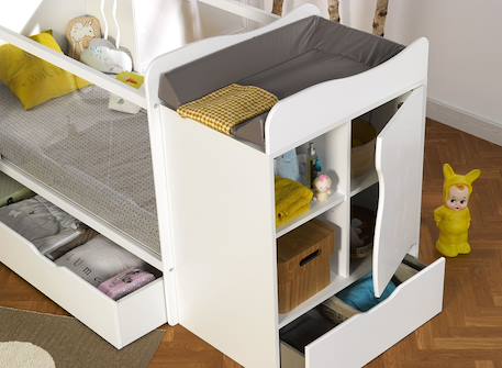 Chambre bébé évolutive belem Blanc 4 - vertbaudet enfant 