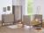 Chambre bébé complète gaïa Argile / noyer+Blanc /chêne 2 - vertbaudet enfant 