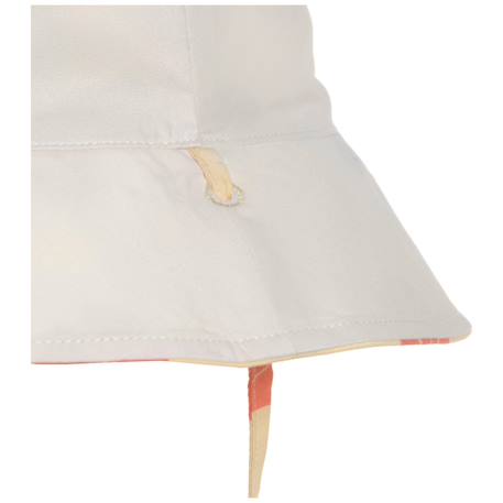 Chapeau anti-uv fleurs vanille (07-18 mois) Vanille 3 - vertbaudet enfant 