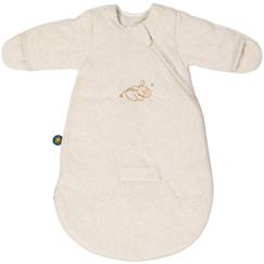 Linge de maison et décoration-Linge de lit bébé-Gigoteuse-Gigoteuse en velours tog 2,5 beige felix et léo (0-3 mois)
