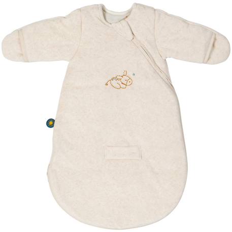 Gigoteuse en velours tog 2,5 beige felix et léo (0-3 mois) Ecru, orange 1 - vertbaudet enfant 