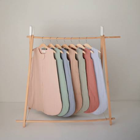 Gigoteuse légère tog 0,5 en coton bio blush (0-6 mois) Gris+Rose 9 - vertbaudet enfant 