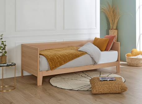 Lit banquette extensible elio Hêtre massif 3 - vertbaudet enfant 