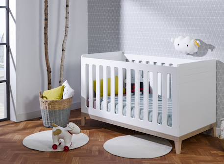 Chambre bébé complète evidence Blanc /hêtre 2 - vertbaudet enfant 