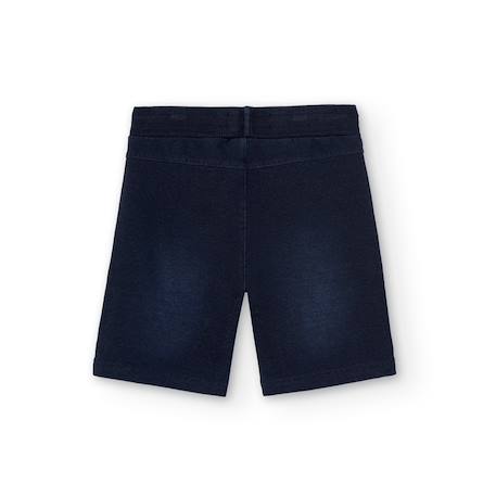 Short garçon tricot avec cordon de serrage Bleu 2 - vertbaudet enfant 