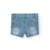 Short en denim avec bouton et fermeture éclair Bleu 2 - vertbaudet enfant 