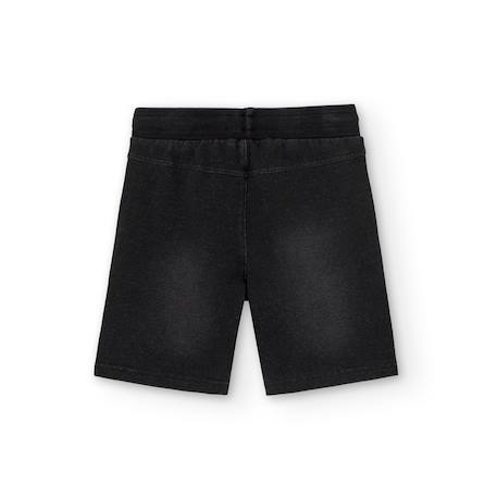 Bermuda en tricot avec cordon de serrage Noir 2 - vertbaudet enfant 