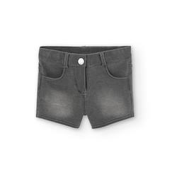 Short en denim avec bouton et fermeture éclair  - vertbaudet enfant