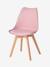 Chaise enfant primaire Scandinave blanc+rose+vert 10 - vertbaudet enfant 