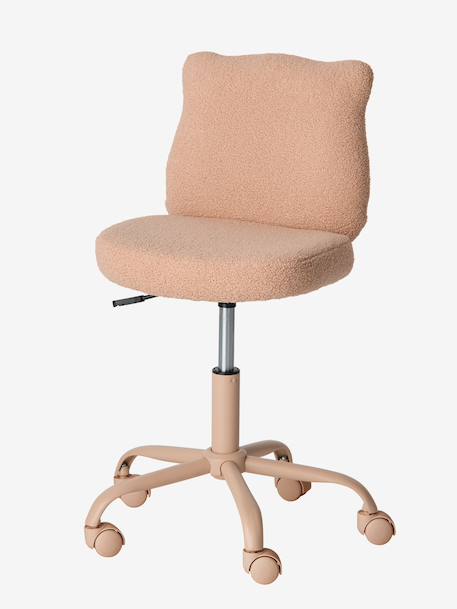 Chaise à roulettes enfant en sherpa Ourson beige 6 - vertbaudet enfant 
