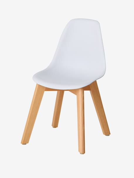 Chaise maternelle design scandinave blanc+rose 6 - vertbaudet enfant 
