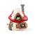 Maison des schtroumpfs avec 2 figurines Rouge 4 - vertbaudet enfant 