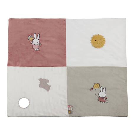 Tapis de jeux pour parc - fluffy Bleu et vert+Rose 5 - vertbaudet enfant 