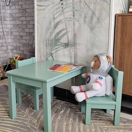Lot de 2 ma première chaise enfant montessori  1-4 ans Vert sauge 4 - vertbaudet enfant 