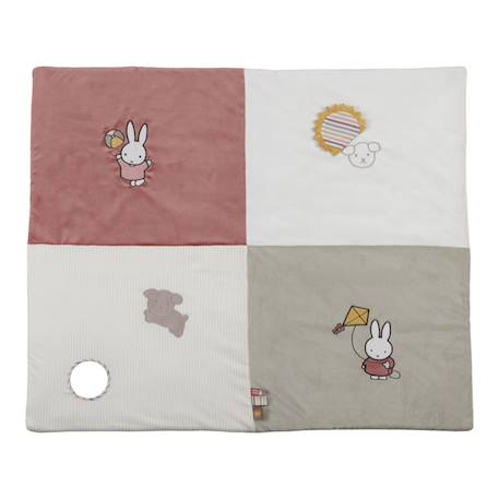 Tapis de jeux pour parc - fluffy Bleu et vert+Rose 6 - vertbaudet enfant 