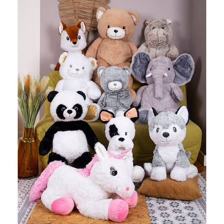 Peluche géante eléphant jojo  - made in france Gris 5 - vertbaudet enfant 