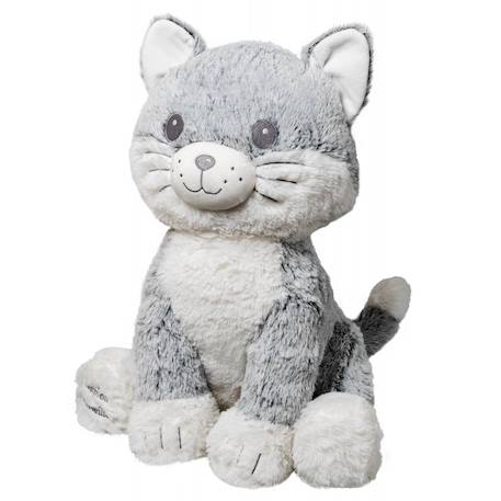 Peluche géante chat moustache  - made in france Gris 4 - vertbaudet enfant 