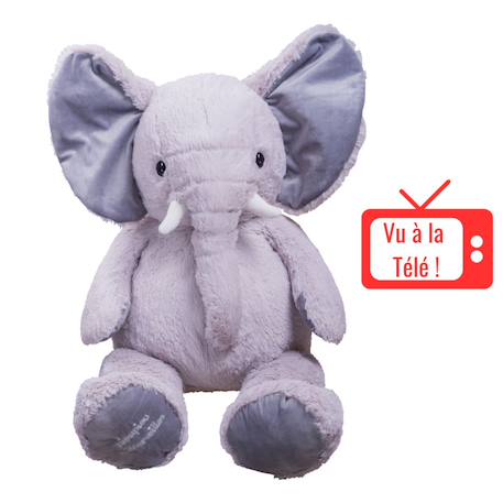Peluche géante eléphant jojo  - made in france Gris 4 - vertbaudet enfant 