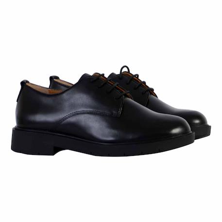 Mocassins cuir  spherica Noir 3 - vertbaudet enfant 