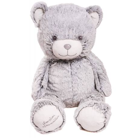 Peluche géante ours gaston gris  - made in france Gris 1 - vertbaudet enfant 