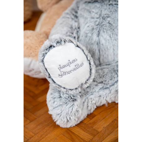 Peluche géante ours gaston gris  - made in france Gris 5 - vertbaudet enfant 