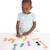 Set de 10 clefs à enfiler Multi-coloured 1 - vertbaudet enfant 