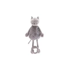 Linge de maison et décoration-Décoration-Peluche boîte à musique - oscar le chat