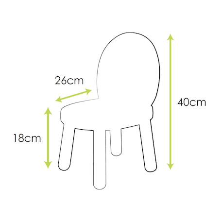 Ensemble table et chaises enfant ovaline  1-4 ans Blanc et bois+Vert sauge 4 - vertbaudet enfant 