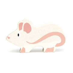 Figurine souris en bois  - vertbaudet enfant