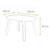 Ensemble table et chaises enfant ovaline  1-4 ans Blanc et bois+Vert sauge 12 - vertbaudet enfant 