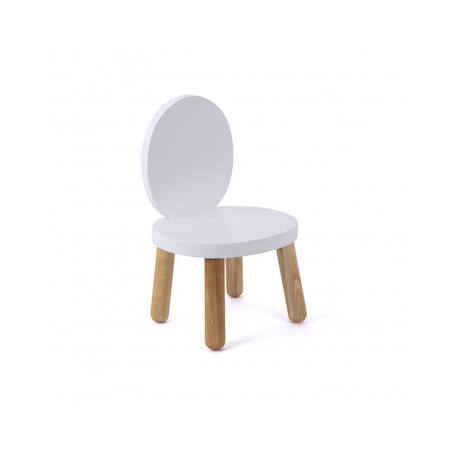 Ensemble table et chaises enfant ovaline  1-4 ans Blanc et bois+Vert sauge 6 - vertbaudet enfant 