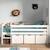 Lit surélevé et tiroirs pin massif et imitation bois naturel  armance & faustin Blanc+Gris 3 - vertbaudet enfant 