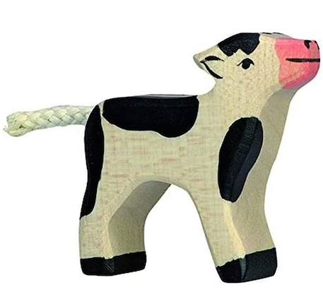 Figurine veau noir Noir 2 - vertbaudet enfant 