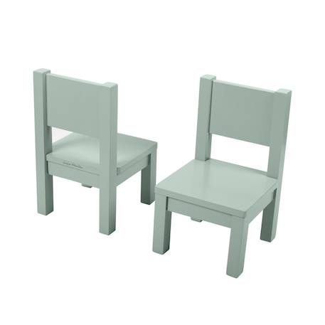 Lot de 2 ma première chaise enfant montessori  1-4 ans Vert sauge 1 - vertbaudet enfant 