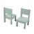 Lot de 2 ma première chaise enfant montessori  1-4 ans Vert sauge 1 - vertbaudet enfant 