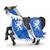 Figurine cheval du roi au dragon bleu Bleu 1 - vertbaudet enfant 