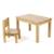 Ma première table enfant montessori  1-4 ans Naturel+Vert sauge 4 - vertbaudet enfant 