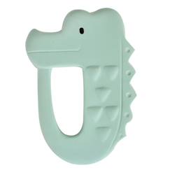 Puériculture-Repas-Anneau de dentition crocodile en caoutchouc naturel
