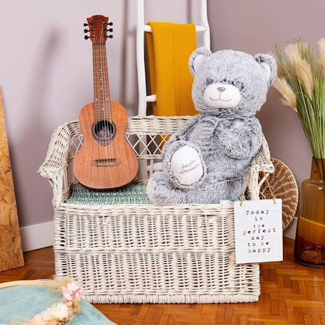 Peluche géante ours gaston gris  - made in france Gris 4 - vertbaudet enfant 