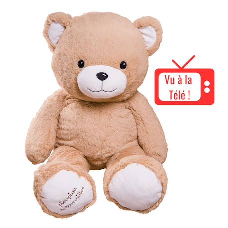 Peluche géante ours gaston   - made in france Beige 4 - vertbaudet enfant 