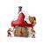Maison des schtroumpfs avec 2 figurines Rouge 2 - vertbaudet enfant 