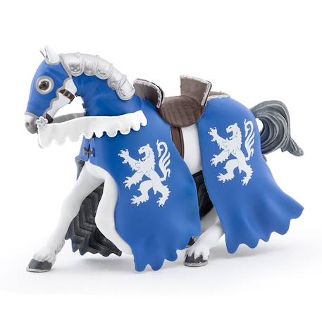 Figurine cheval du chevalier lion bleu Bleu 2 - vertbaudet enfant 