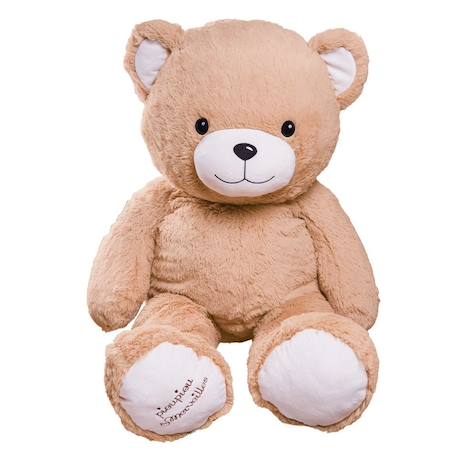 Peluche géante ours gaston   - made in france Beige 1 - vertbaudet enfant 