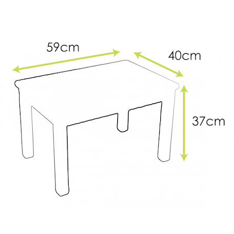 Ma première table enfant montessori  1-4 ans Naturel+Vert sauge 8 - vertbaudet enfant 
