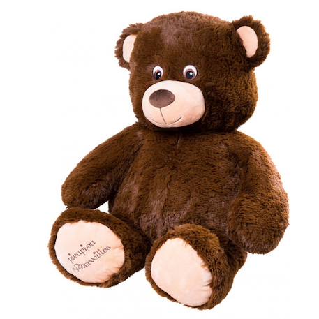 Peluche géante ours augustin   - made in france Marron 2 - vertbaudet enfant 