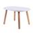 Ma première table enfant ovaline  1-4 ans Blanc et bois+Vert sauge 1 - vertbaudet enfant 